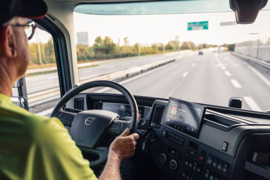 Een comfortabele bestuurdersstoel Een comfortabele bestuurdersstoel