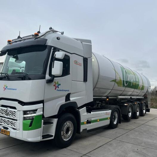 Aflevering Meltrans transport 