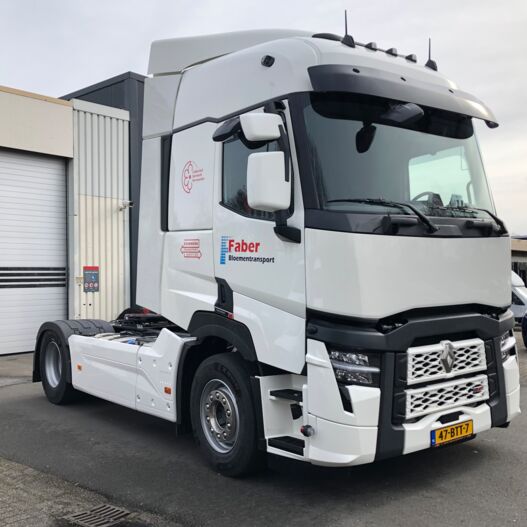 Aflevering Faber Bloementransport Eelde