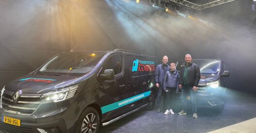 Aflevering van Veen Transport BV