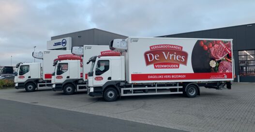 Aflevering vleesbedrijf de Vries B.V.