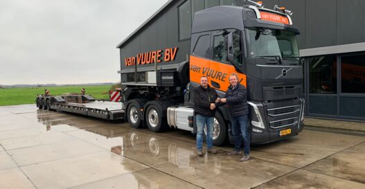 Aflevering Van Vuure B.V. Loon- en grondverzetbedrijf.