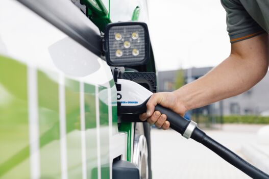 Laden elektrische Volvo-truck